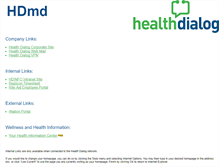 Tablet Screenshot of hdportal.healthdialog.com
